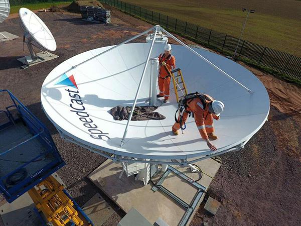  Спутниковая антенна RxTx, диаметр 6.2м, C, Ku-диапазон 